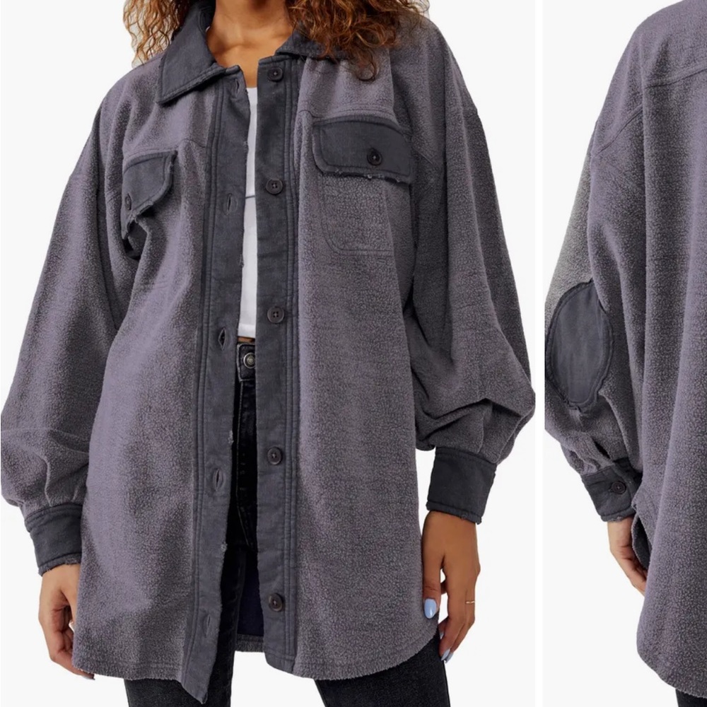 Free People Ruby Fleece Shirt Jacket